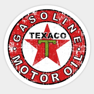 Texaco Tea Vintage Scratch Sticker